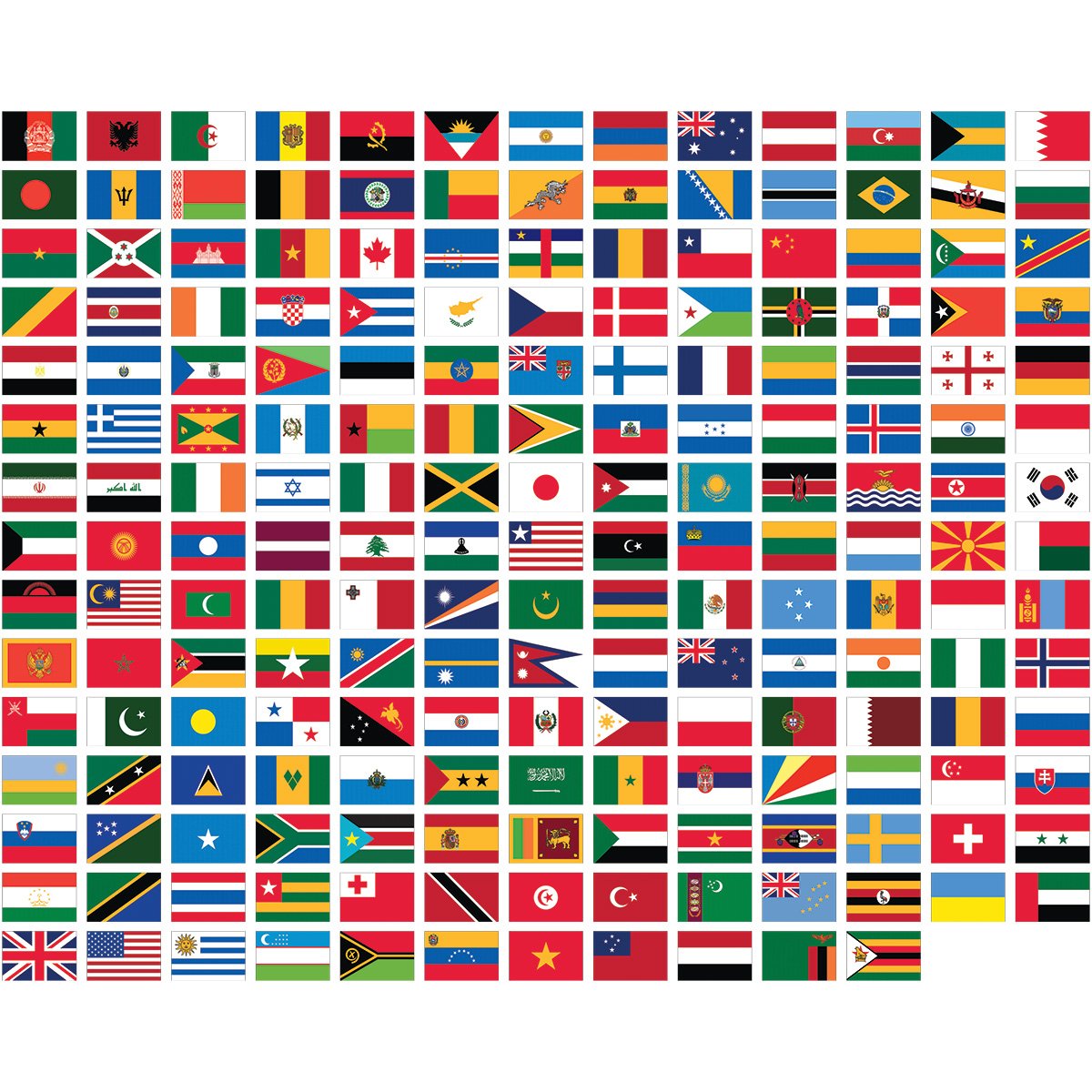 Amazon | 国連国旗一式セット – 195国旗と国連旗3x5フィート